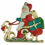 Santa on Sled