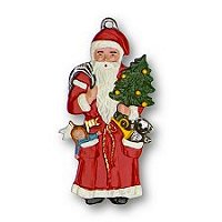 pewter-santa-ornament